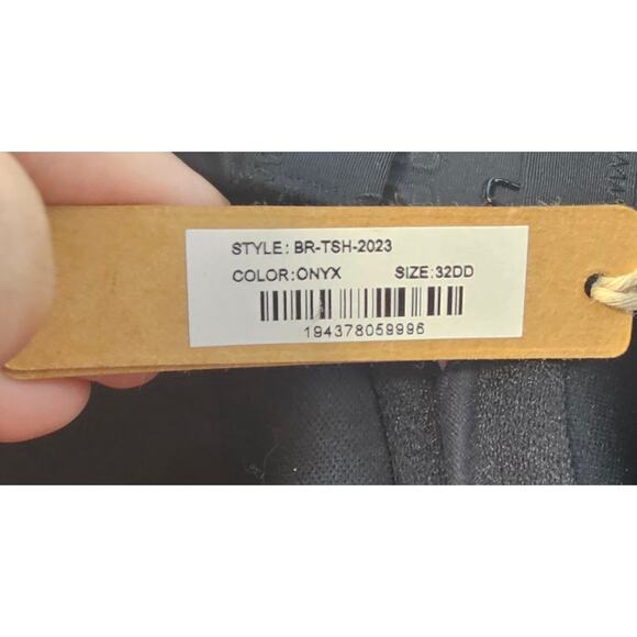 NWT Skims Onyx 32DD black full coverage underwire t shirt bra new casaul comfort - Picture 4 of 5